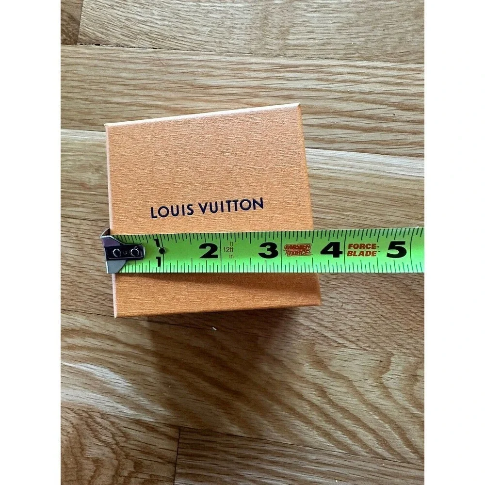 Louis Vuitton Box Small Gift Jewelry Wallet 3.5” x 3.5”x2” Pull Out Drawer​​​​​ - Picture 5 of 6